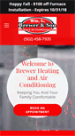 Mobile Screenshot of brewerheatingandair.com